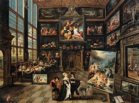 File:Cornelis de Baellieur - Interior of a Collector's Gallery of ...