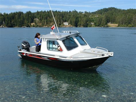 18' Carmanah Hard Top Aluminum Boat - Hand Crafted by Silver Streak