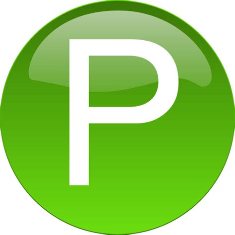Green Letter P