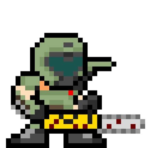 Doom Slayer (Chainsaw) | Ilustração de mangás, Ilustração, Figurinhas