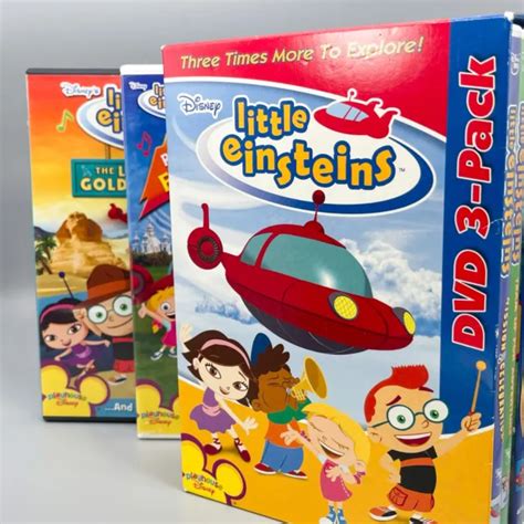 DISNEY LITTLE EINSTEINS DVD Bundle: Lot of 5 with Bonus music CD £14.40 - PicClick UK