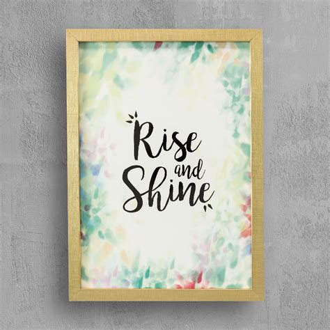 Wall Decor: Happy and Uplifting Golden Frame Quote | Cheezain etc.