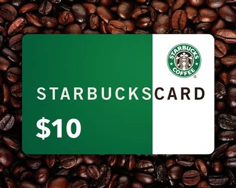 $10 Starbucks Gift Card Sweepstakes