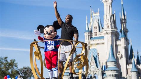 Super Bowl 51 Champ James White Celebrates Victory at Magic Kingdom