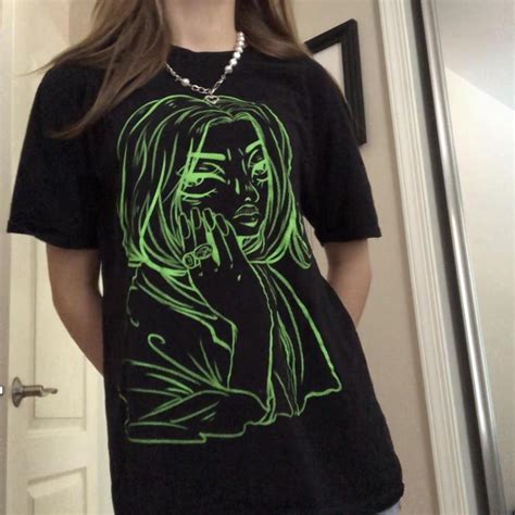 💕 Billie Eilish Merch Graphic Tee 💕 ♡ super cool... - Depop