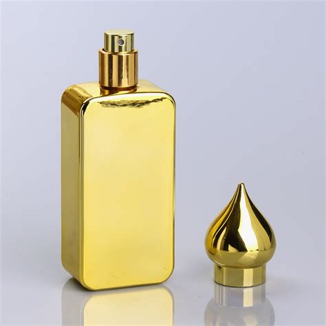 50ml UV gold color glass spray arabian perfume bottle, High Quality ...