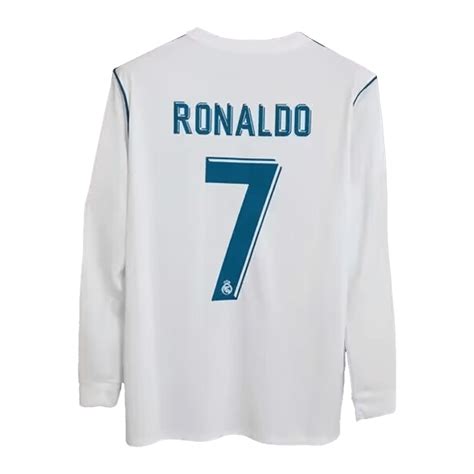 Real Madrid Jersey RONALDO #7 Custom Home Soccer Jersey 2017/18