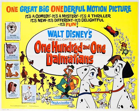 101 Dalmatians Original 1960 U.S. Half Sheet Movie Poster - Posteritati Movie Poster Gallery