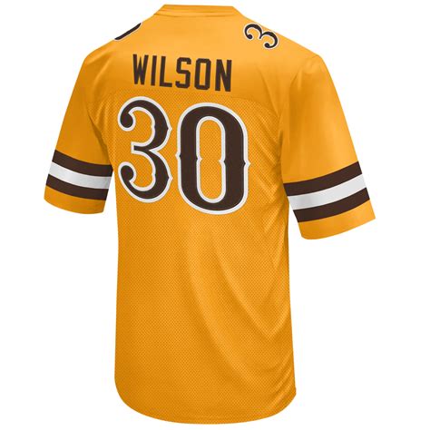 Wyoming Cowboys Youth Logan Wilson #30 Replica Jersey - Gold