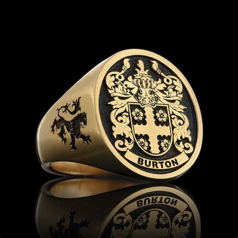 Burton Family Crest – Heraldic Jewelry