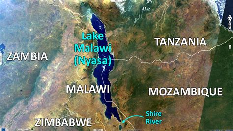 Lake Nyasa: A Jewel Of East Africa On The Map - Texas Fault Lines Map - Earthquake & Seismic ...