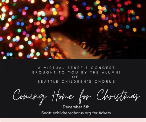 Coming Home for Christmas – Greater Seattle Choral Consortium