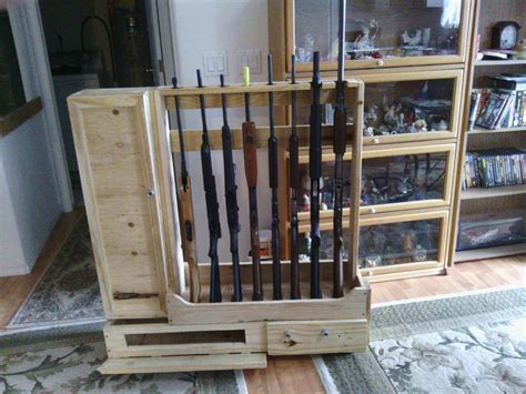 Wood Projects Gun Rack - Image to u