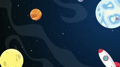 Cute Space Background Animated - These free video backgrounds are ...