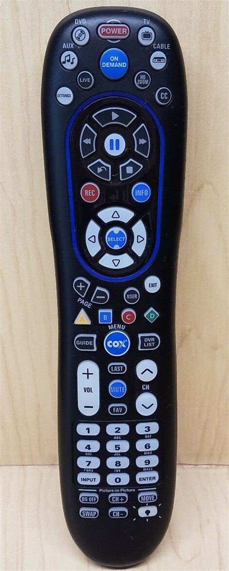 Universal Cox Digital Cable TV Multi Device Remote Control (URC-8820 ...