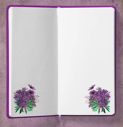 3840x1080px | free download | HD wallpaper: diary, bouquet, flowers, background, purple, note ...