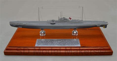 SD Model Makers: Recently completed 12” WW1 U-boat replica model