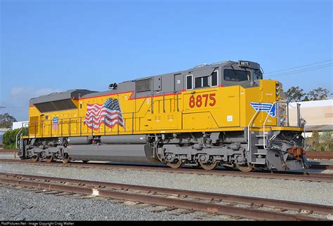 UP 8875 Union Pacific EMD SD70ACe at Carson, California by Craig Walker ...