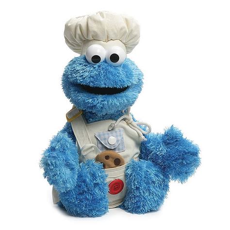 GUND® Sesame Street® Cookie Monster Teach Me Plush Toy in Blue | Bed ...