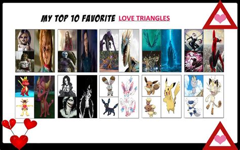 My top 10 Favorite love triangles by Carnobuddi2020 on DeviantArt