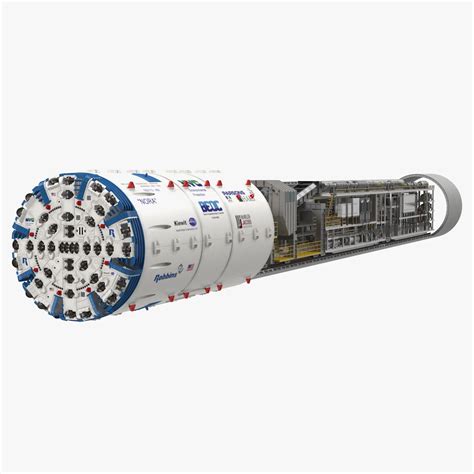 Tunnel Boring Machine 3D Model $33 - .ma .fbx .obj - Free3D