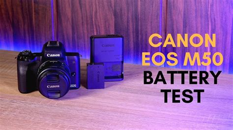 Canon EOS M50 Battery Test - YouTube