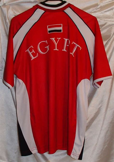 Egypt Soccer Jersey Red Mens Size Medium Vio Sport Egyptian Football ...