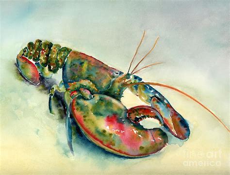 Lobster Painting at PaintingValley.com | Explore collection of Lobster Painting