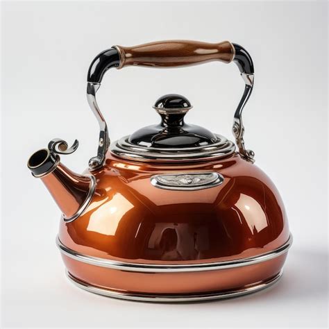 Premium AI Image | Vintage Silver Tea Kettle