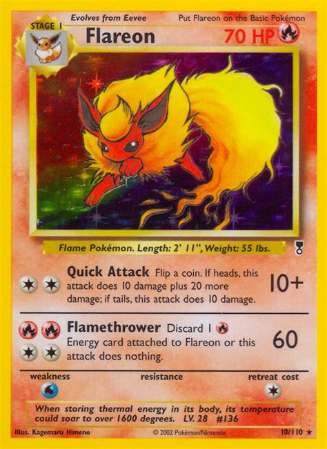 Flareon 10/110 - Legendary Collection - Legendary Collection - Pokemon Trading Card Game ...