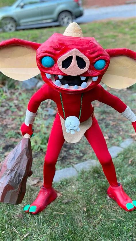 BOTW Bokoblin cardboard mask. | Cardboard crafts, Halloween costumes ...