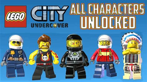 LEGO City Undercover All Characters Unlocked (All 305 Characters ...