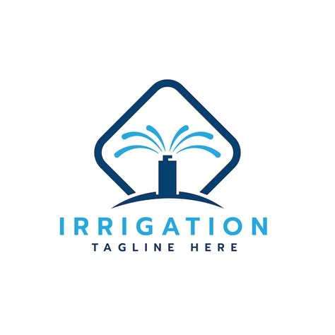 Premium Vector | Irrigation service creative modern logo design