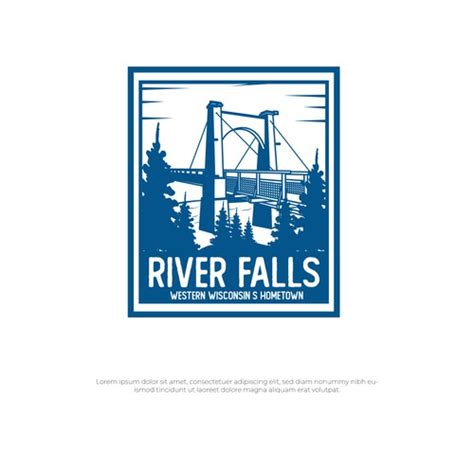 Designs | Western Wisconsin's Hometown - River Falls - Tourism Logo ...