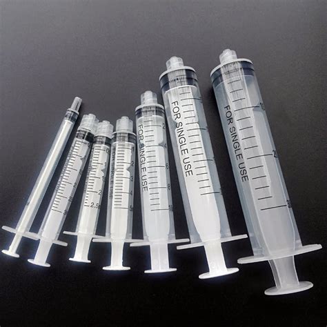 50 piece ,Mixed size 1ml,2.5ml(3ml),5ml,10ml syringe without needles use for industrial ...