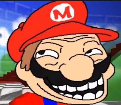 Mario Troll face by lukaforevergamer on DeviantArt