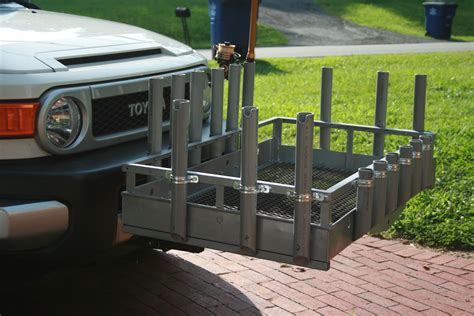 fishing pole cooler truck rack redesigned from a wheelchair lift | Surf fishing, Freshwater ...