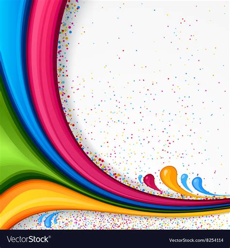 Background with color strips Royalty Free Vector Image