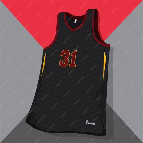 Premium Vector | Basketball jersey template isolated vector apparel