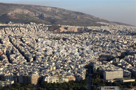 Skyline Of Athens City Stock Photo | Royalty-Free | FreeImages