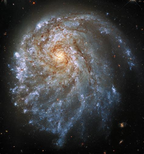 Spectacular Image Captured by Hubble Shows a Strangely Contorted Spiral Galaxy