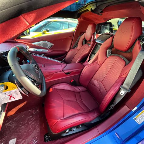 My first Morolo Red 3LT interior just arrived. : r/Corvette