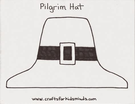 Pilgrim Hat Template Printable