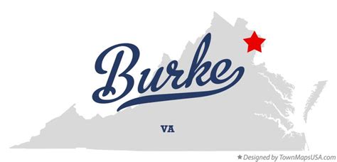 Map of Burke, VA, Virginia