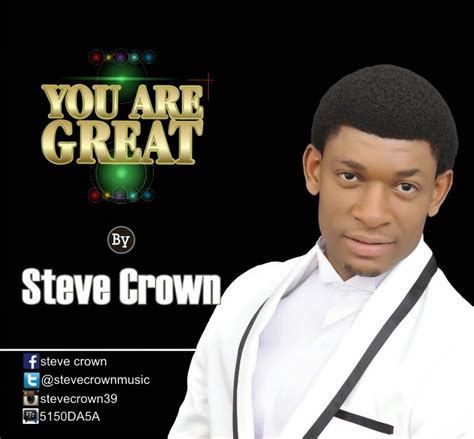 Video: STEVE CROWN - YOU ARE GREAT | @stevecrownmusic | StuffzOnNet