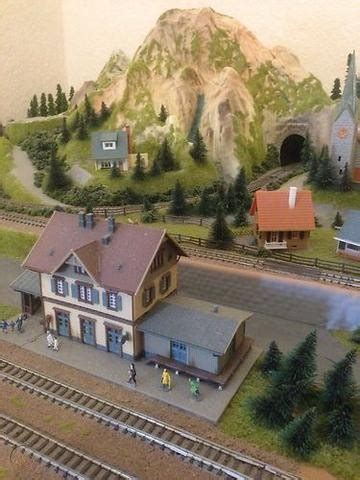 fleischmann n gauge Train layout with cable cars and viaduct Digital Controller | #463325355