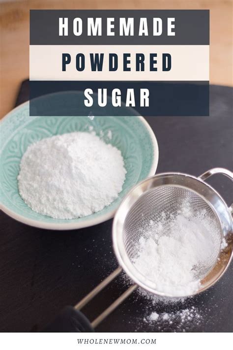 How to Make Powdered Sugar | Powdered Sugar Substitute | Recipe | Healthy baking substitutes ...