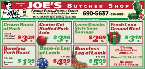 Joe's Butcher Shop - SNJ Today