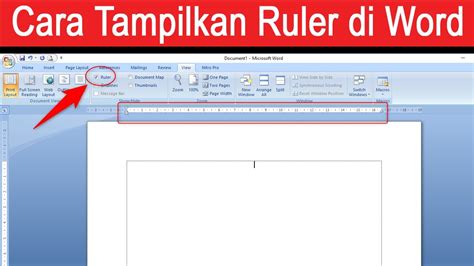 Cara Menampilkan Atau Memunculkan Ruler Di Word, 53% OFF