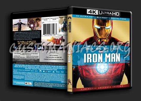 Iron Man 4K blu-ray cover - DVD Covers & Labels by Customaniacs, id: 277337 free download ...